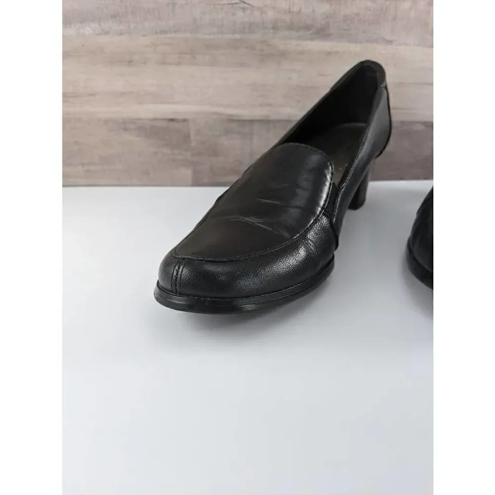 Trotters Black Low Heels